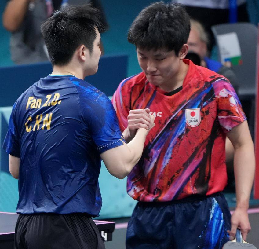 包含韩国队力克瑞典队，张本智和高光表现的词条